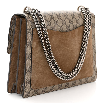 Gucci GG Supreme Monogram Medium Dionysus Shoulder Bag Taupe 3 of 11