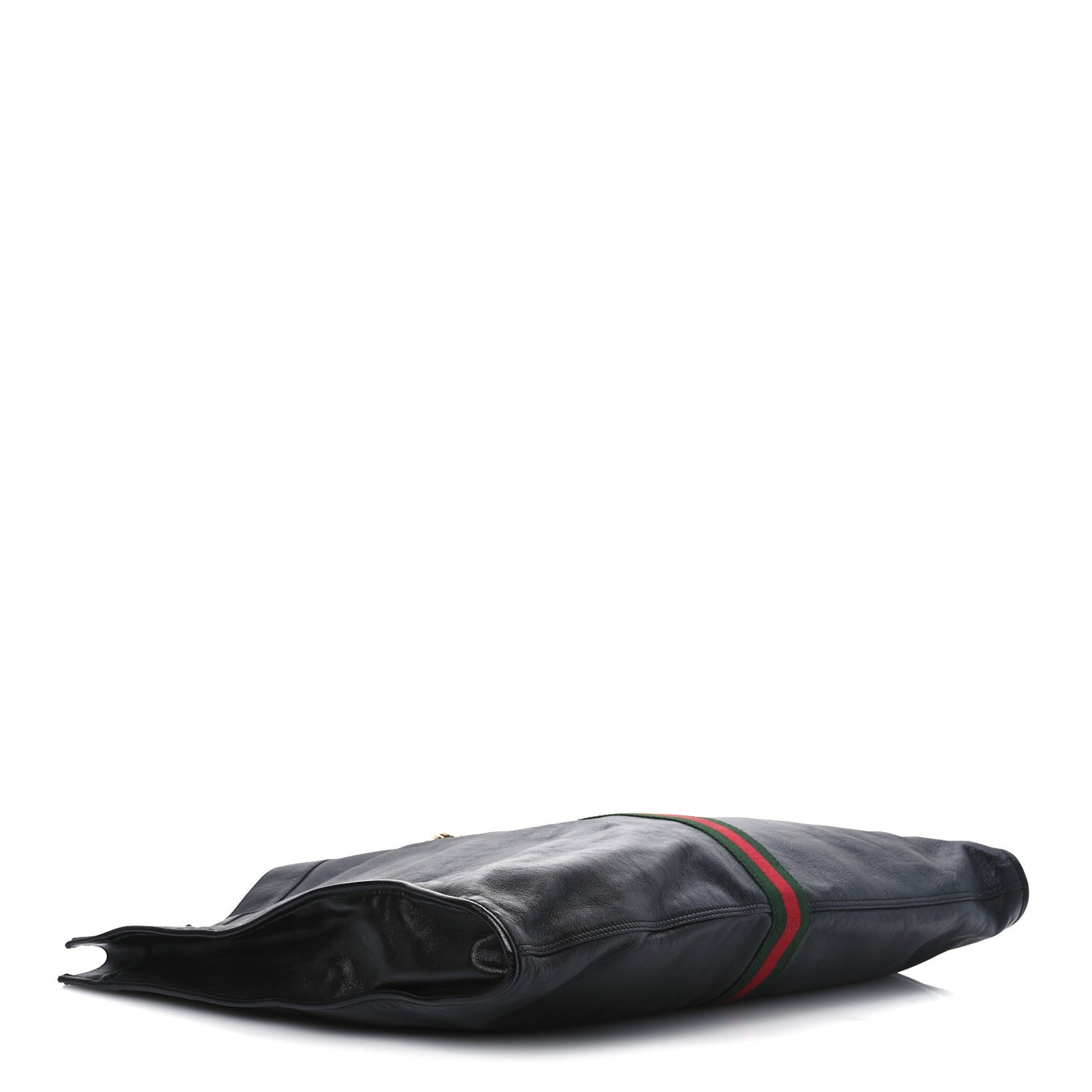 Calfskin Maxi Rajah Chain Tote Black