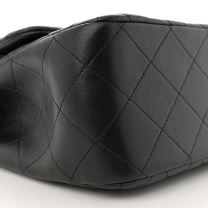 Chanel Lambskin Quilted Jumbo Double Flap Black 9 of 14