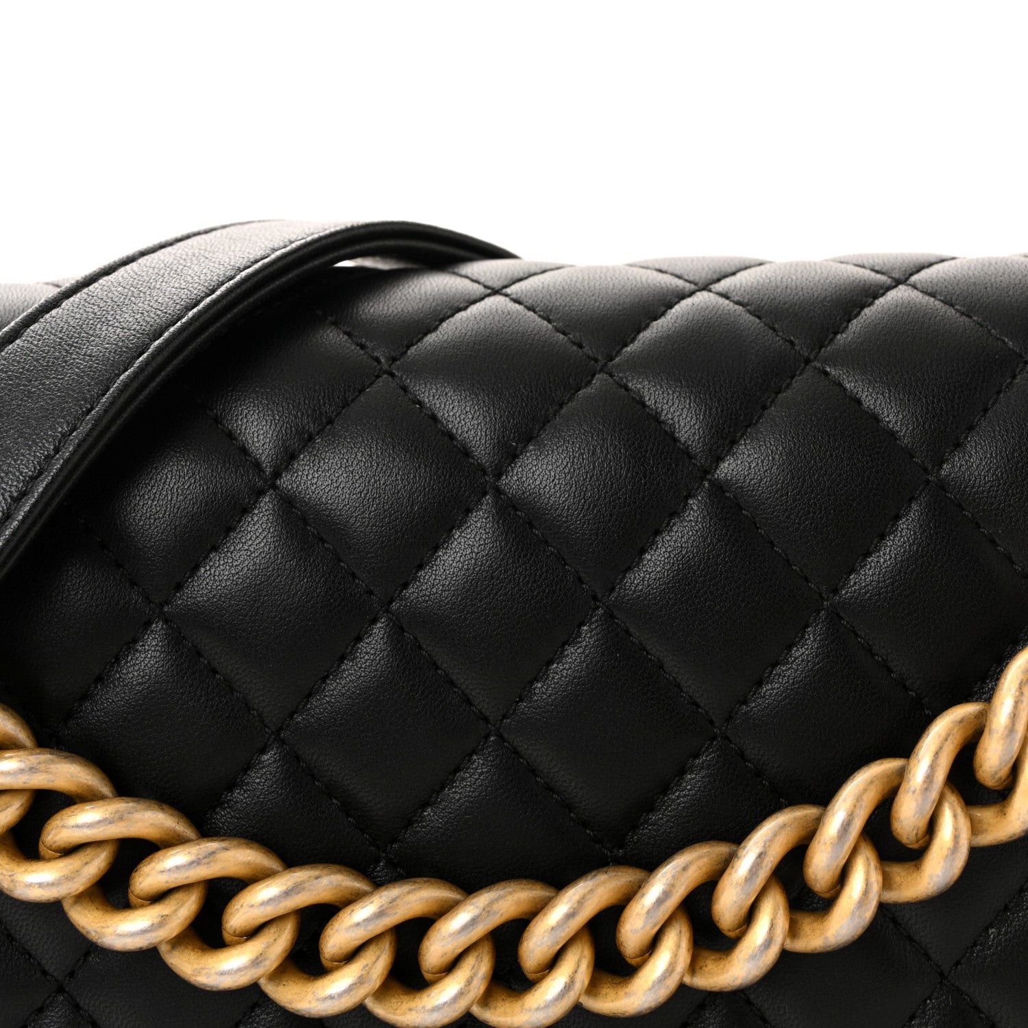 Chanel Lambskin Quilted New Medium Boy Flap Black 8 of 10