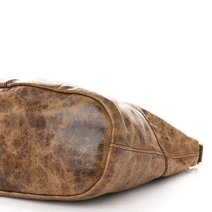 Givenchy Crackled Calfskin Medium Nightingale Light Brown 11 of 11
