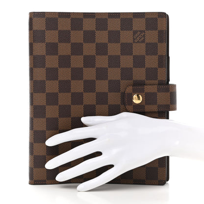 Louis Vuitton Damier Ebene Large Ring Agenda Cover 2 of 6