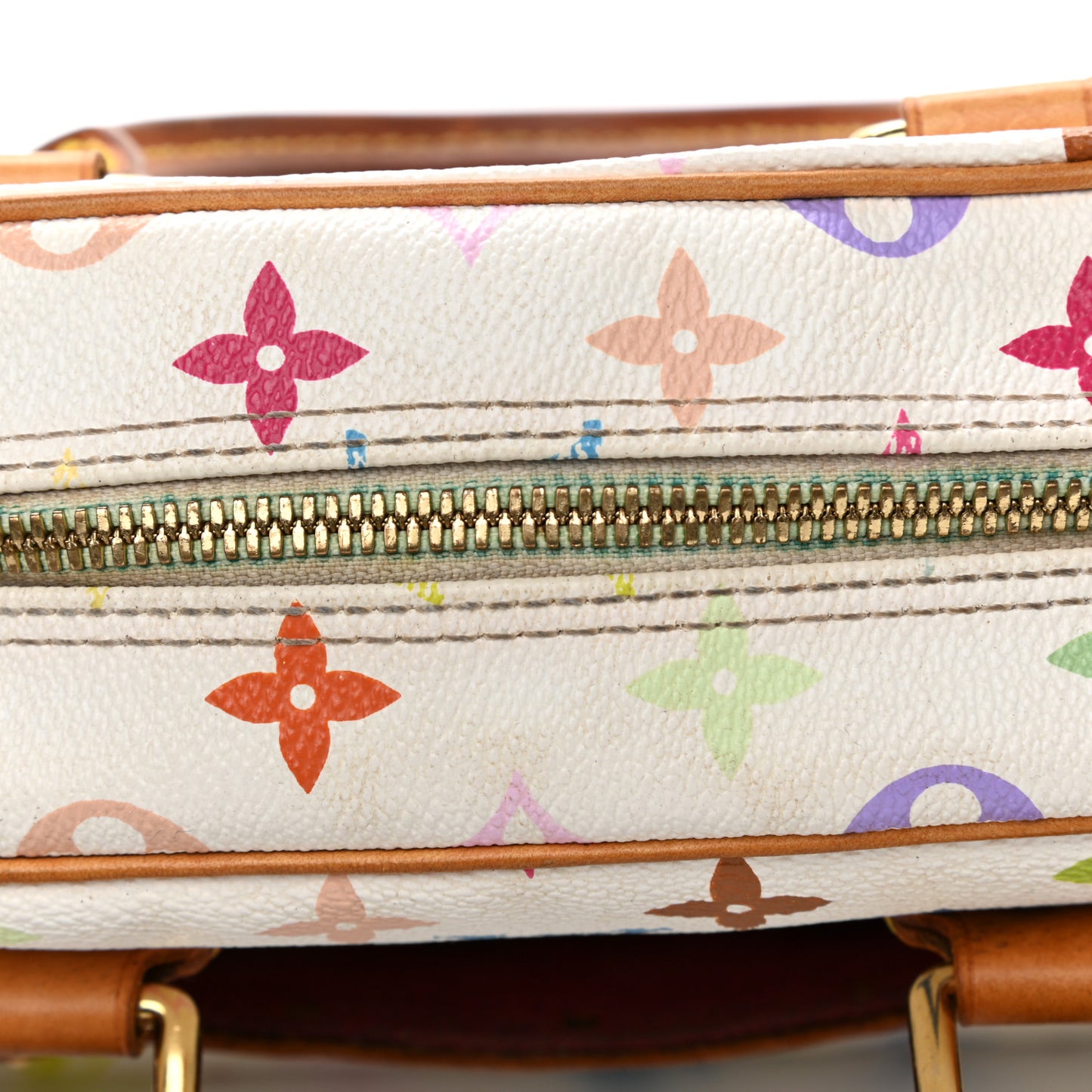 Monogram Multicolor Trouville White