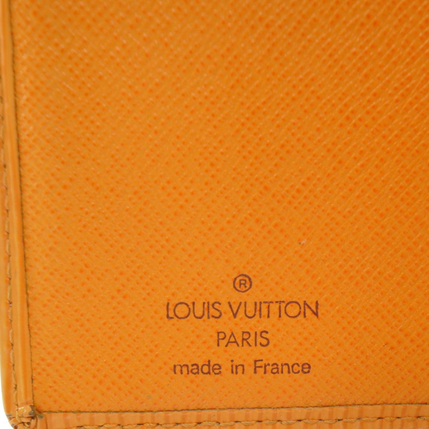 Epi French Purse Wallet Mandarin
