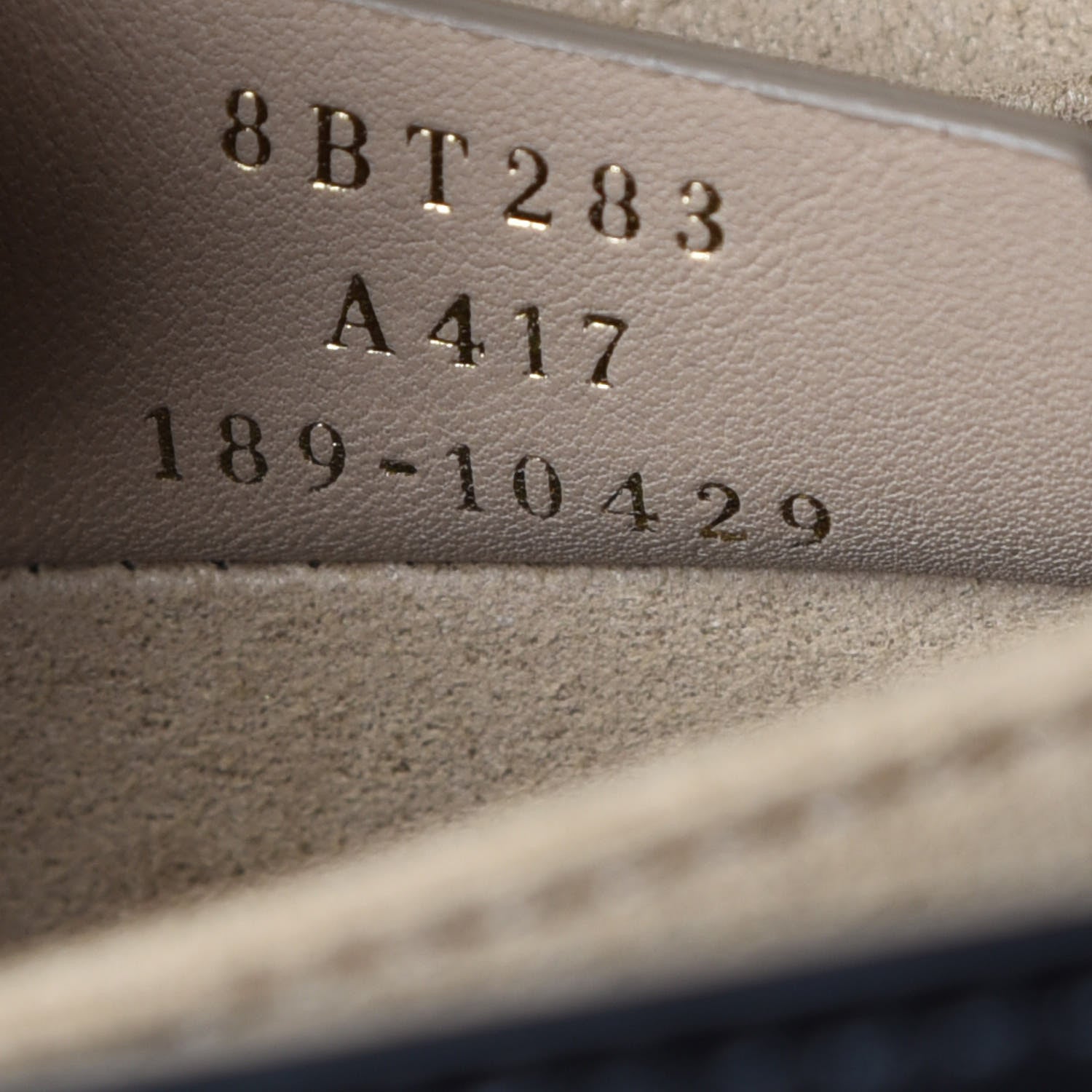 Fendi Vitello Liberty FF 1974 Embossed Kan I Shoulder Bag Black 10 of 10
