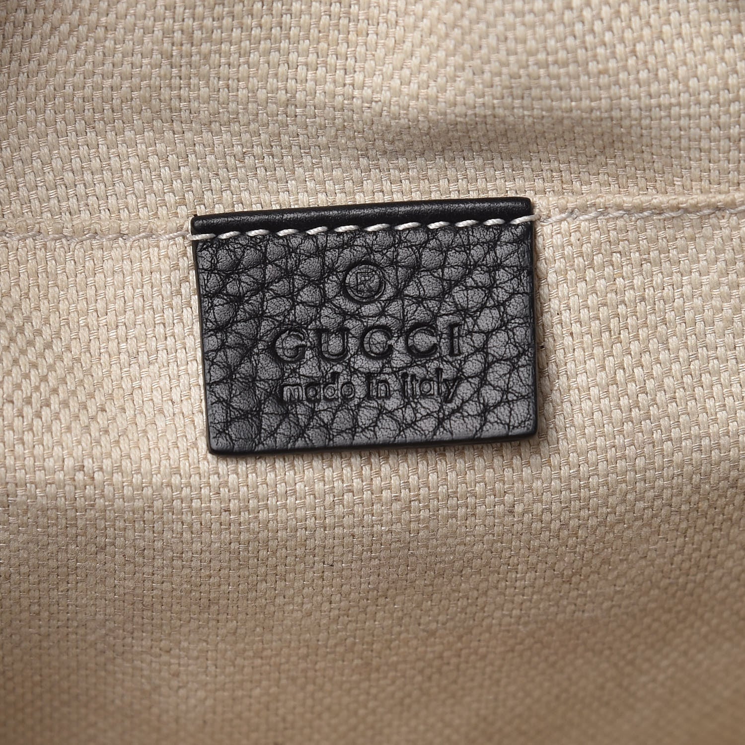 Gucci Pebbled Calfskin Small Soho Disco Bag Black 6 of 12