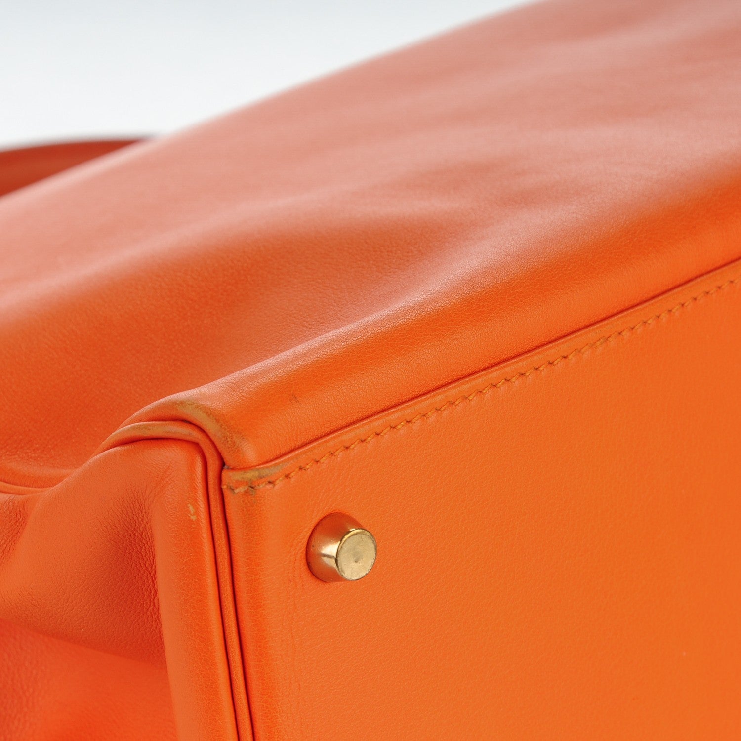 Hermes Veau Gulliver Kelly Retourne 35 Orange 26 of 31