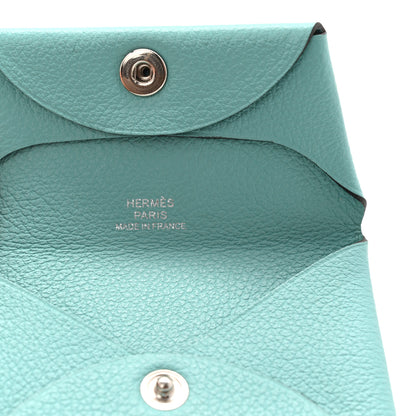 Hermes Evercolor Bastia Coin Purse Bleu Atoll 6 of 7