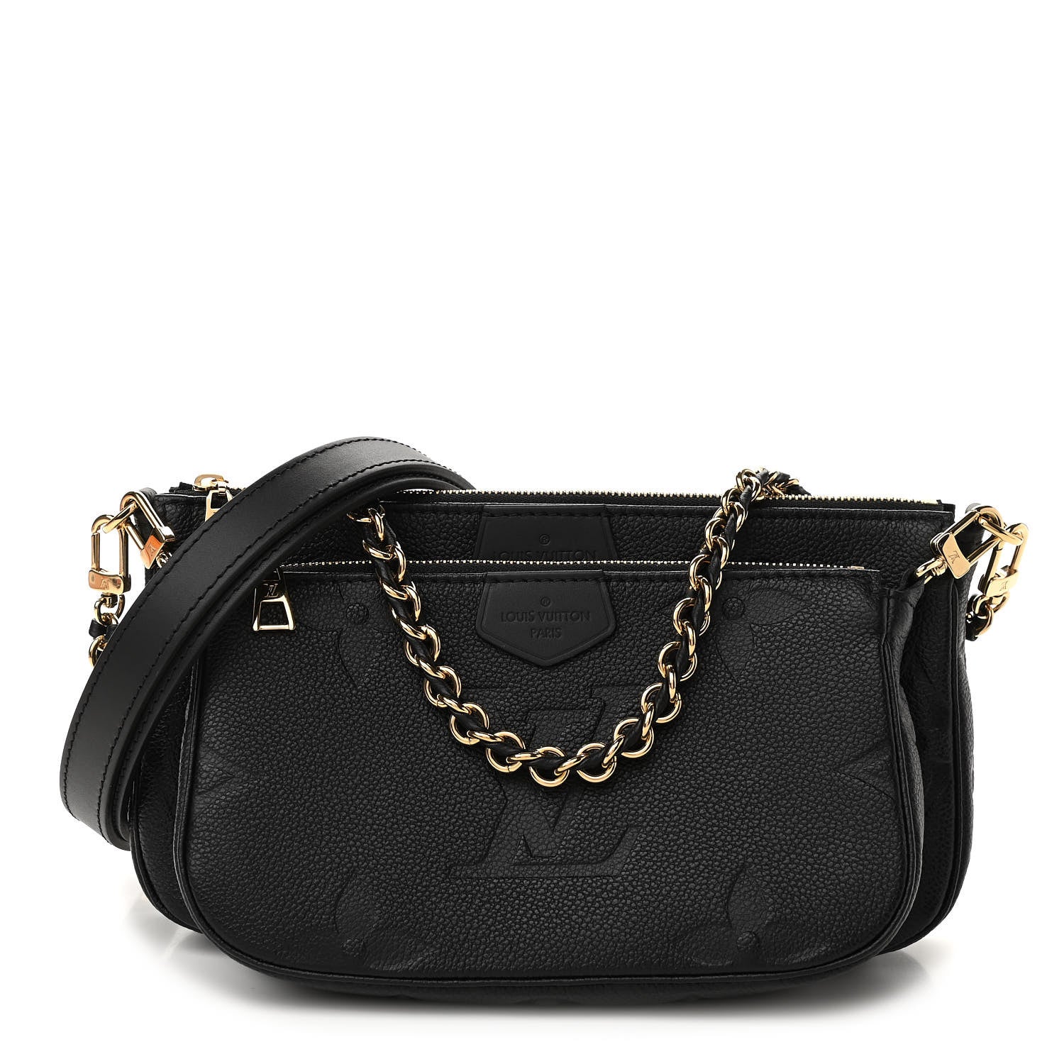 Louis Vuitton Empreinte Monogram Giant Multi Pochette Accessories Black 1 of 10