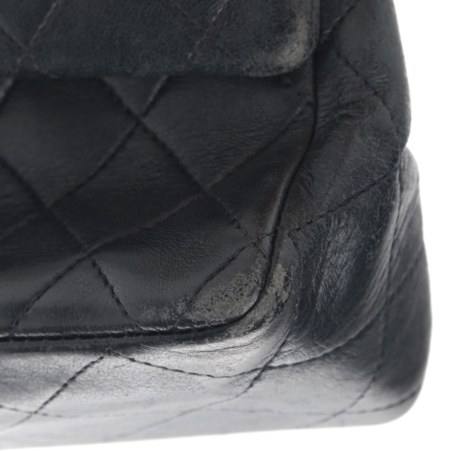 Chanel Lambskin Quilted Small Double Flap Navy 13 of 20