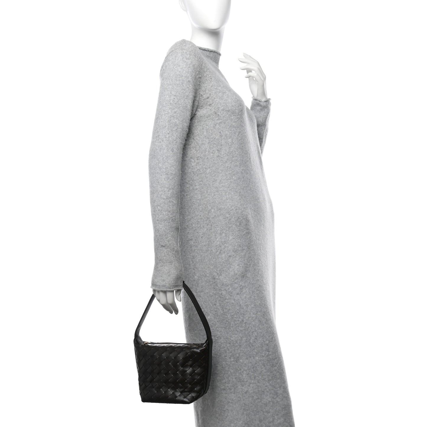 Calfskin Nappa Intrecciato Mini Wallace Fondant