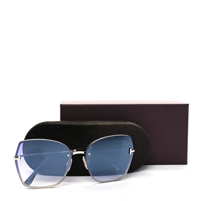 Tom Ford Metal Nickie Sunglasses TF1107 Silver 7 of 7
