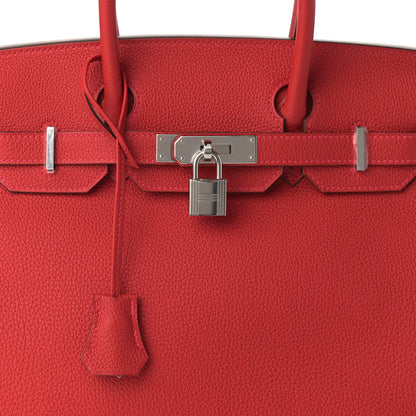 Hermes Togo Birkin 30 Rouge Casaque 6 of 10