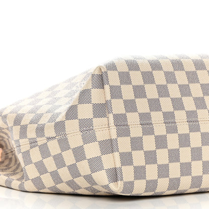 Louis Vuitton Damier Azur Graceful MM Rose Ballerine 8 of 9
