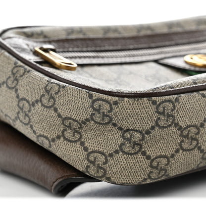 Gucci Soft GG Supreme Monogram Medium Ophidia Belt Bag Dark Brown 9 of 13
