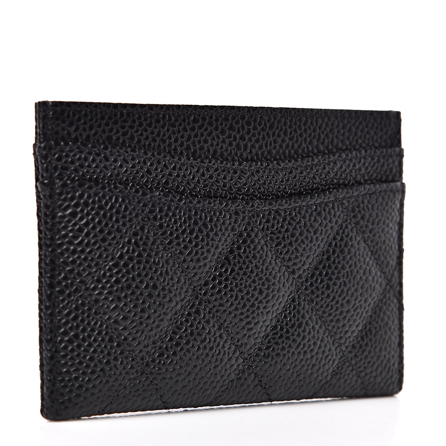 Chanel Caviar Quilted Card Holder Black 3 of 9