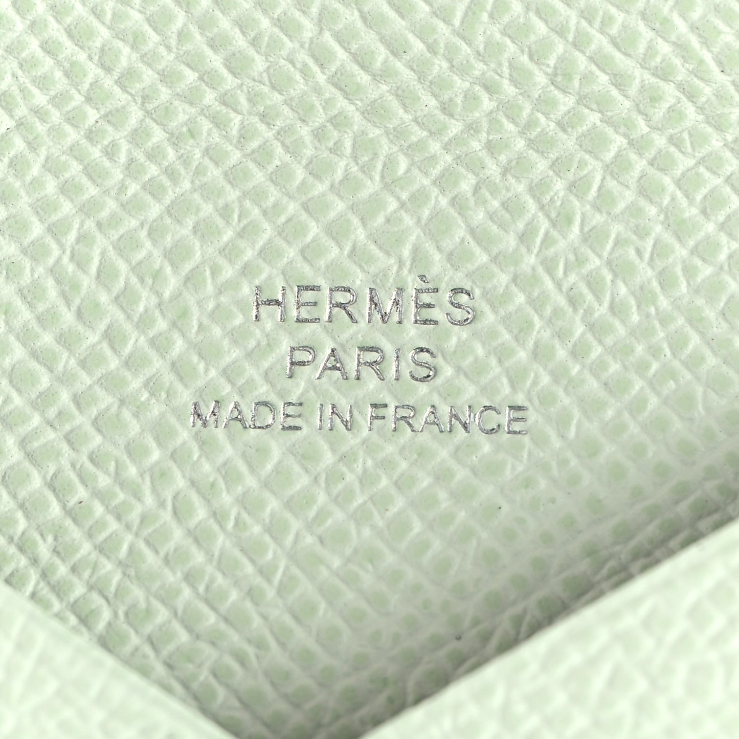Epsom Calvi Card Case Vert Fizz