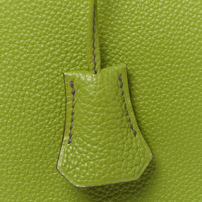 Hermes Togo Birkin 30 Vert Anis 27 of 29