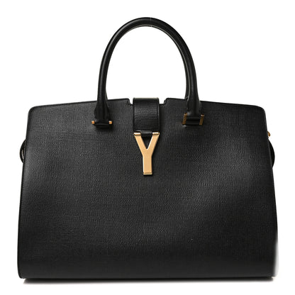 Saint Laurent Textured Calfskin Medium Classic Y Cabas Black 1 of 7
