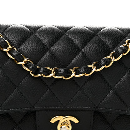 Chanel Caviar Quilted Small Double Flap Black 8 of 14