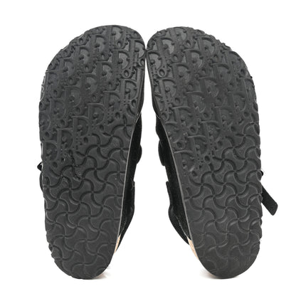 Christian Dior X BIRKENSTOCK Felted Wool Nubuck Calfskin Tokio Mule 42 Black 5 of 7