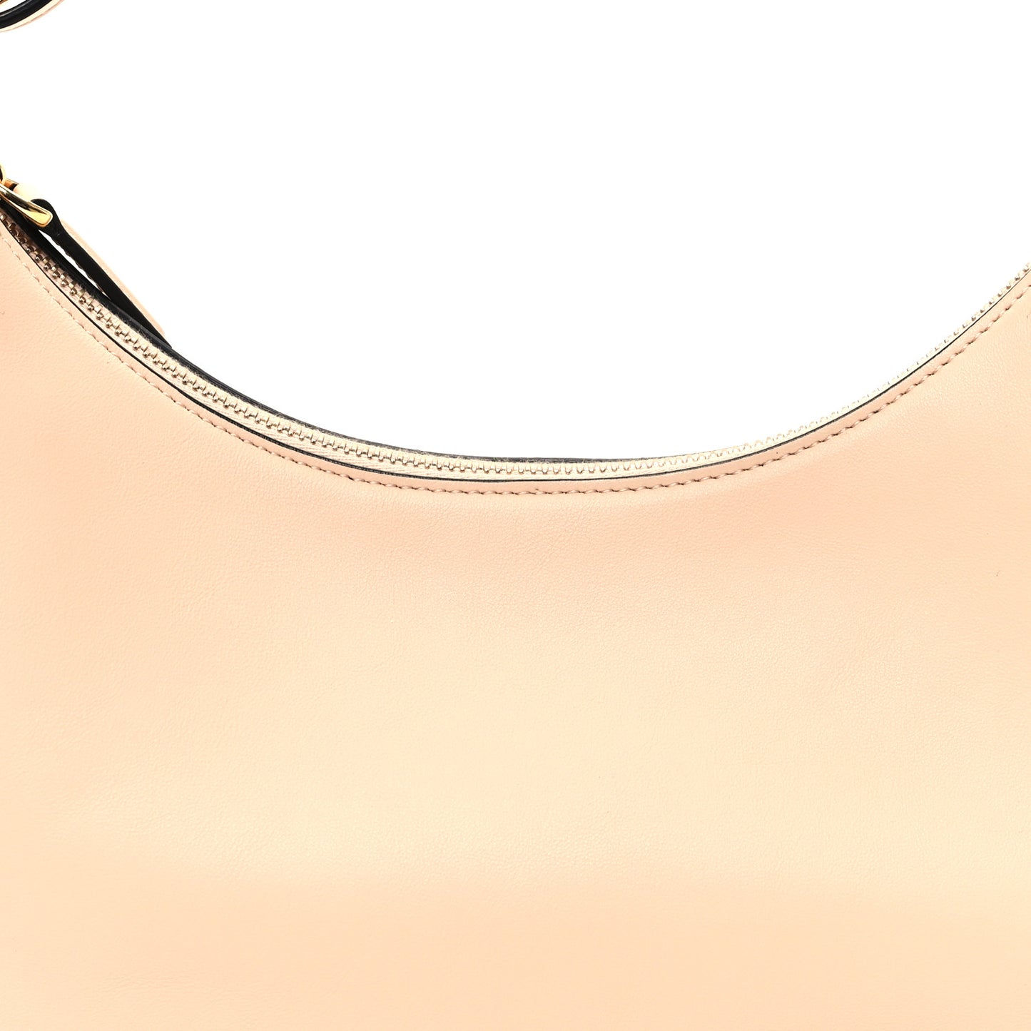 Vitello Grace Matte Small Fendigraphy Hobo Bag Light Rose
