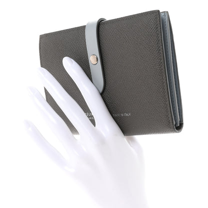 Celine Grained Calfskin Medium Multifunction Strap Wallet Pebble Mineral 2 of 7