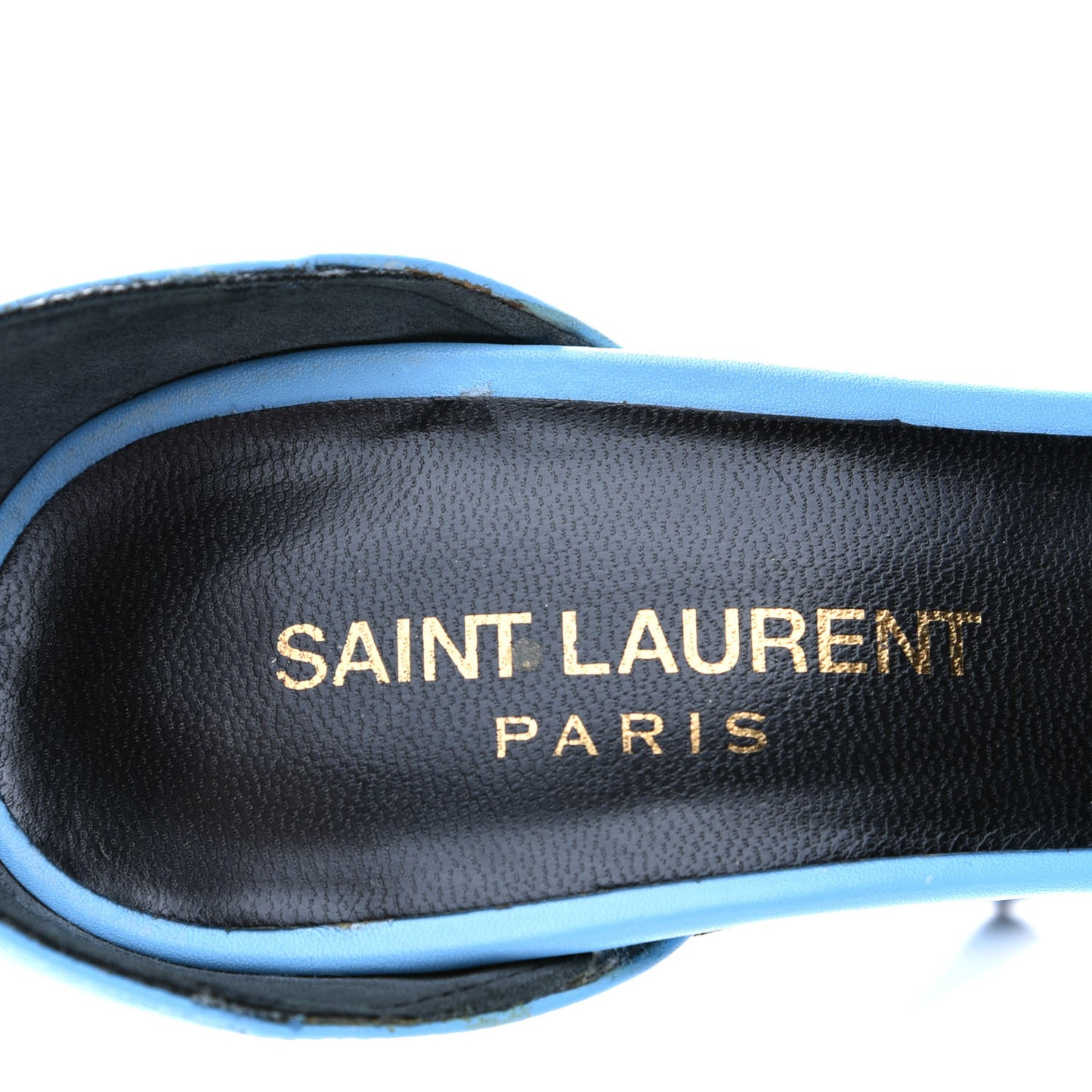 Calfskin Jane 110 Ankle Strap Sandals 37 Blue