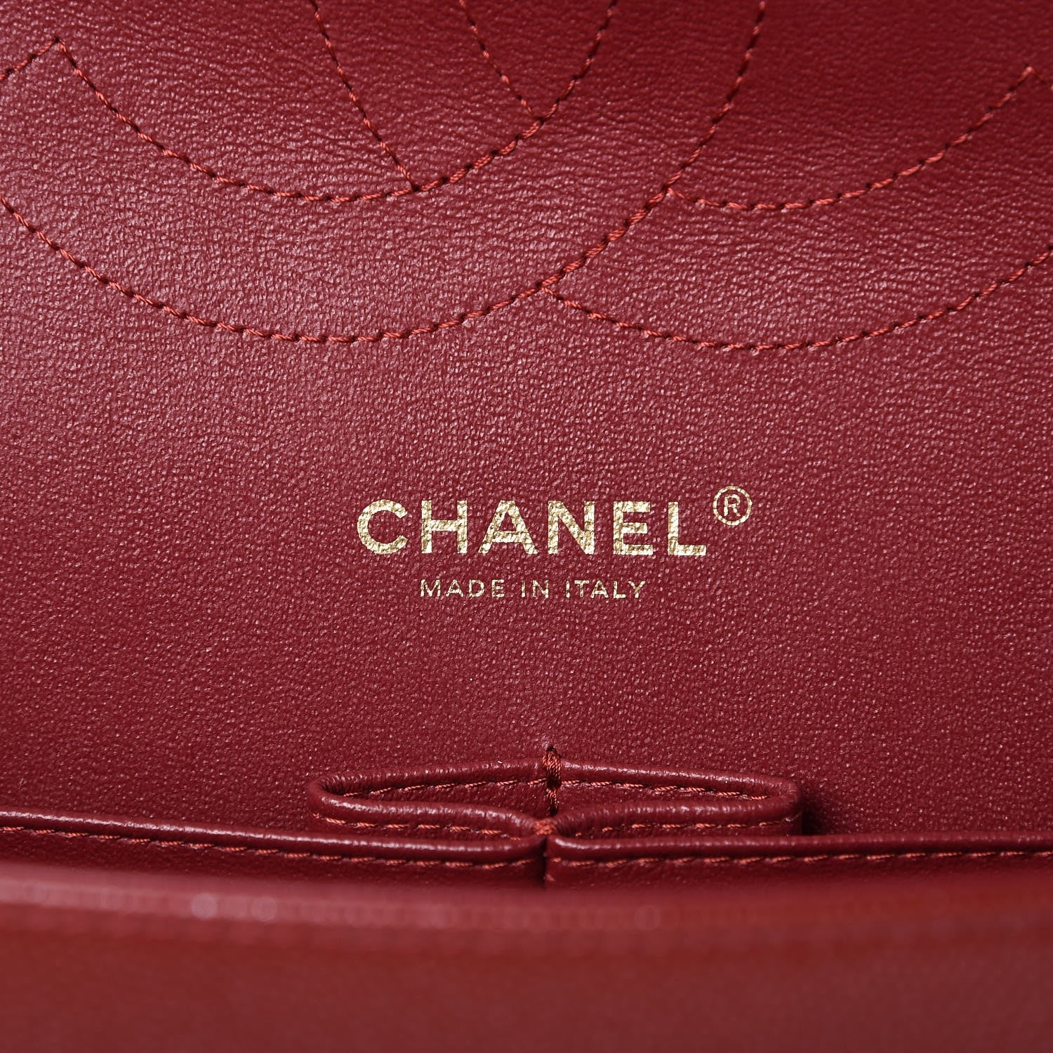 Chanel Iridescent Caviar Quilted Jumbo Double Flap Dark Red 7 of 11