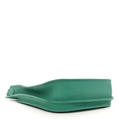 Hermes Taurillon Clemence Evelyne III PM Vert Jade 4 of 10