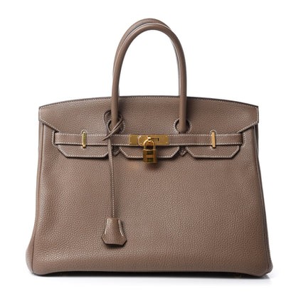 Hermes Togo Birkin 35 Etoupe 1 of 18