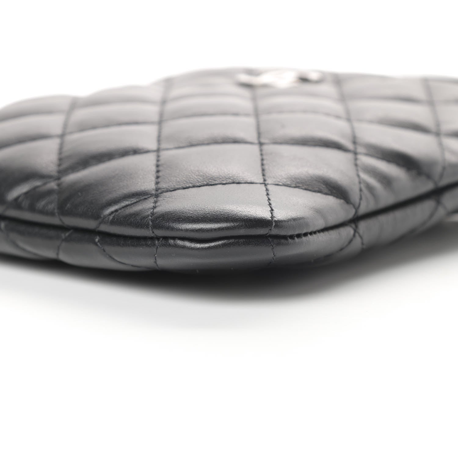Chanel Lambskin Quilted Crossbody Bag Black 10 of 11