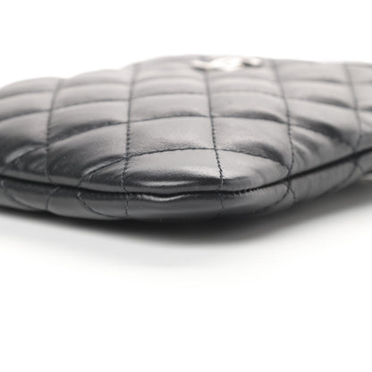 Chanel Lambskin Quilted Crossbody Bag Black 10 of 11