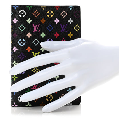 Louis Vuitton LV X TM Monogram Multicolor Passport Cover Black 2 of 7