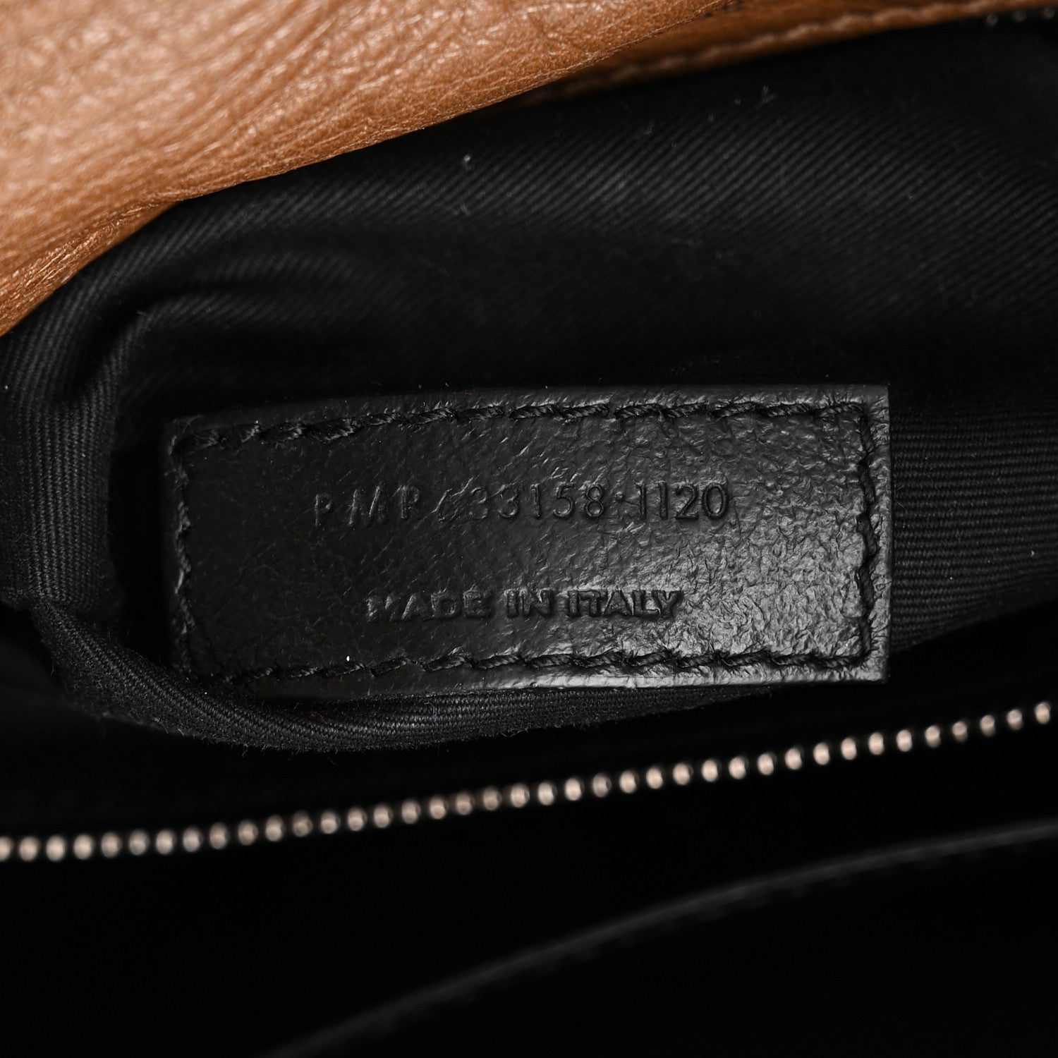 Saint Laurent Crinkled Calfskin Matelasse Monogram Medium Niki Chain Satchel Tan Brown 7 of 10