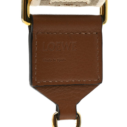 Loewe Calfskin Jacquard Anagram Strap Oak 3 of 5