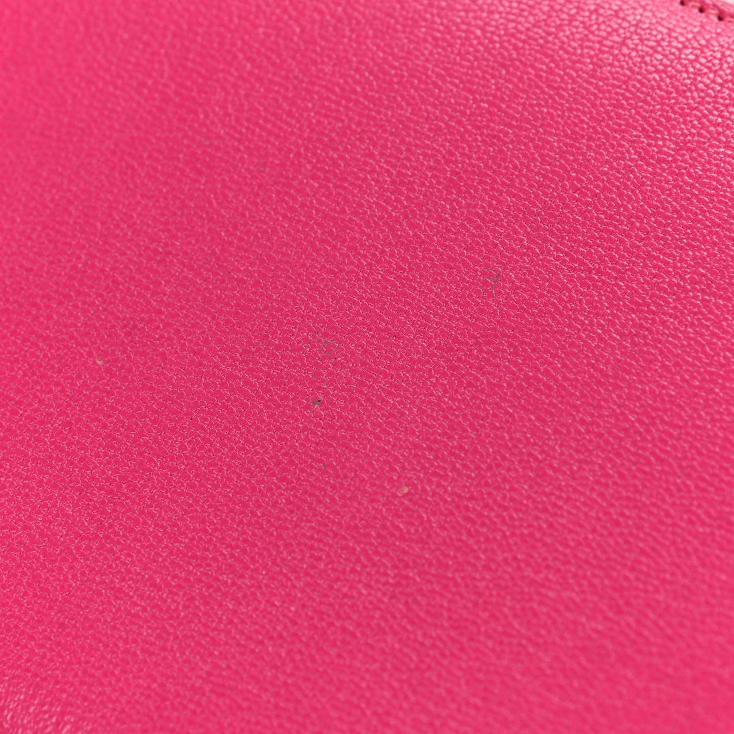 Chevre Mysore Azap GM Combined Wallet Rose Shocking