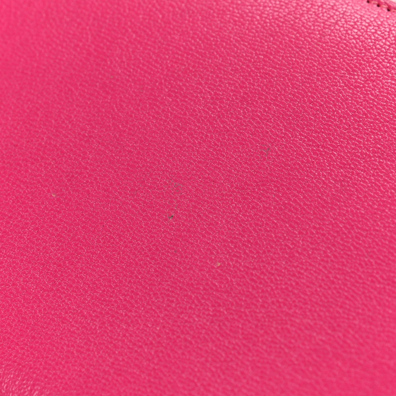 Hermes Chevre Mysore Azap GM Combined Wallet Rose Shocking 14 of 15