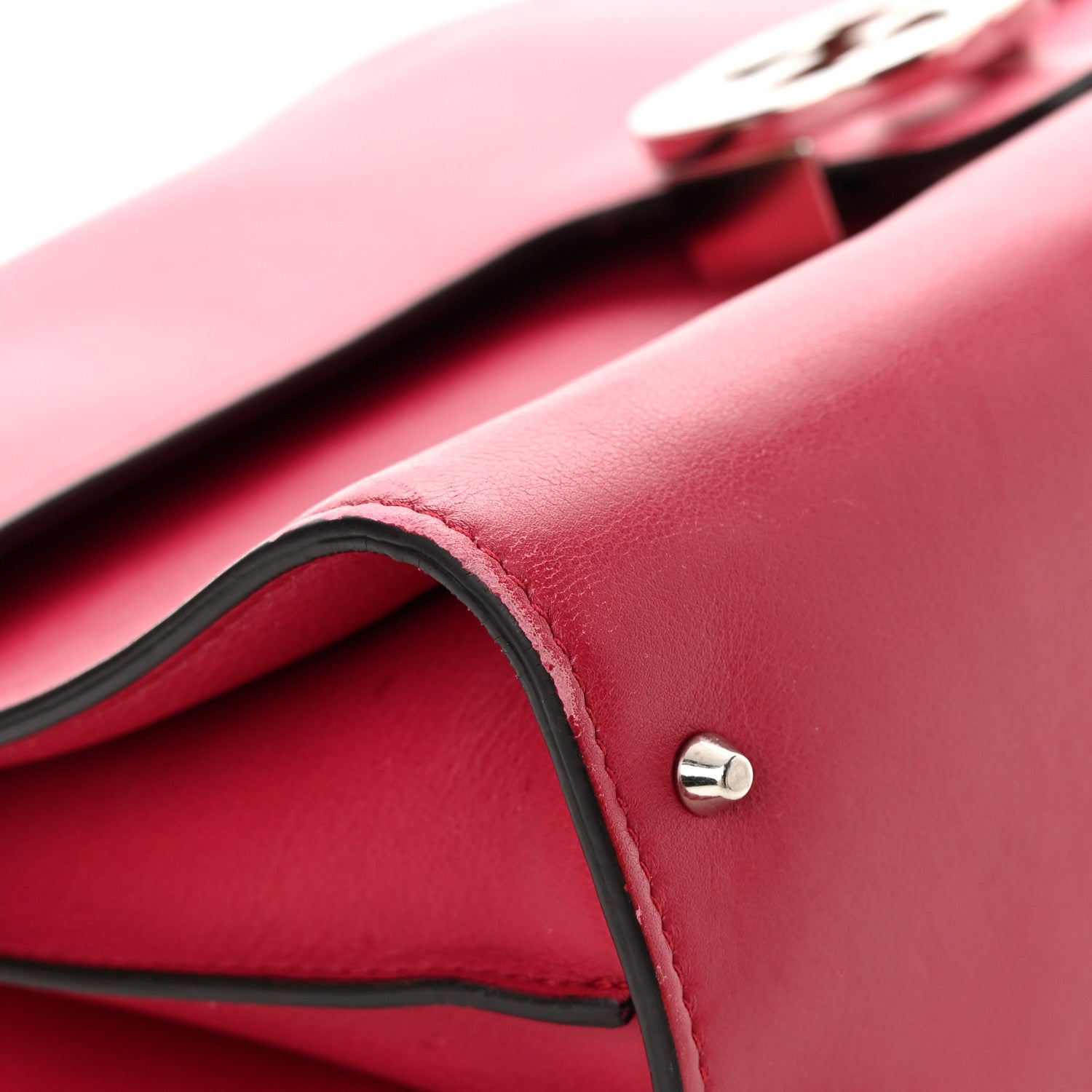 Gucci Moon Calfskin Medium Interlocking G Shoulder Bag Petunia 10 of 21