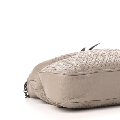 Bottega Veneta Cervo Intrecciato Flap Top Hobo Almond 7 of 9