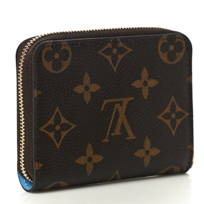 Louis Vuitton Monogram 2021 Christmas China Animation Zippy Coin Purse Myosotis Blue 3 of 10