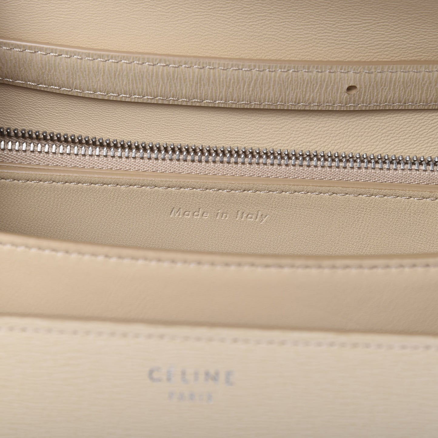 Liege Calfskin Medium Classic Box Flap Bag Linen