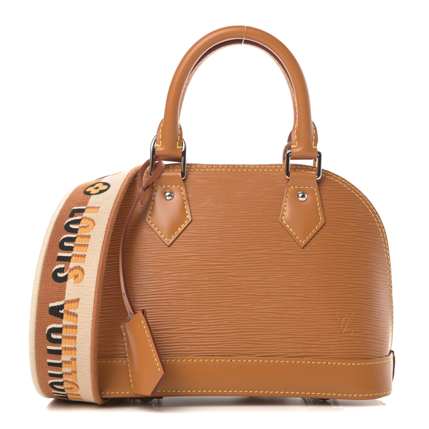 Louis Vuitton Epi Jacquard Alma BB Honey Gold 1 of 11