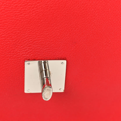Louis Vuitton Soft Calfskin Lockme II Top Handle Rubis 10 of 16