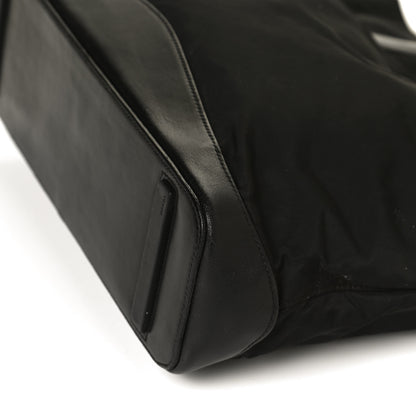 Prada Tessuto Nylon Soft Calf Tote Black 11 of 12