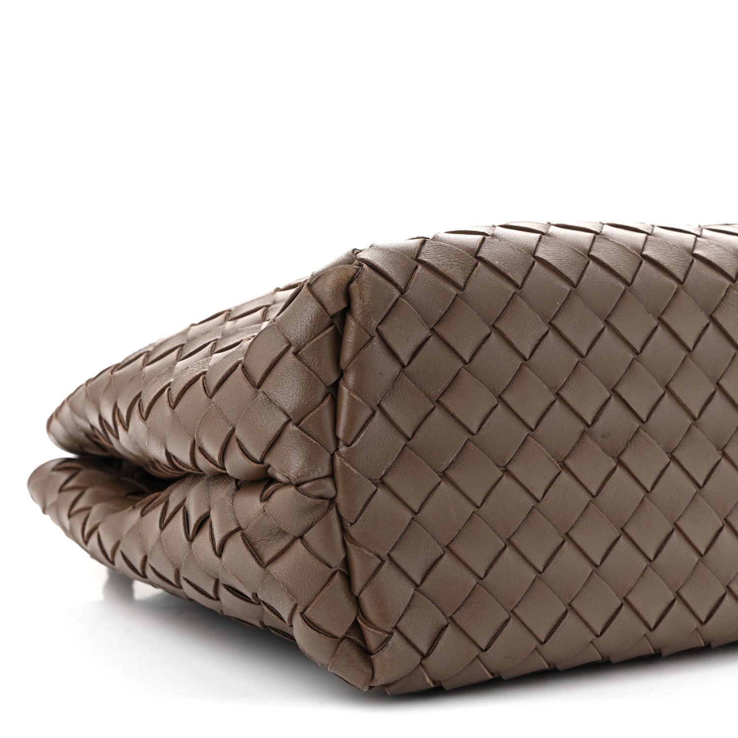 Bottega Veneta Nappa Intrecciato Medium Andiamo Shoulder Bag Taupe Grey 8 of 10
