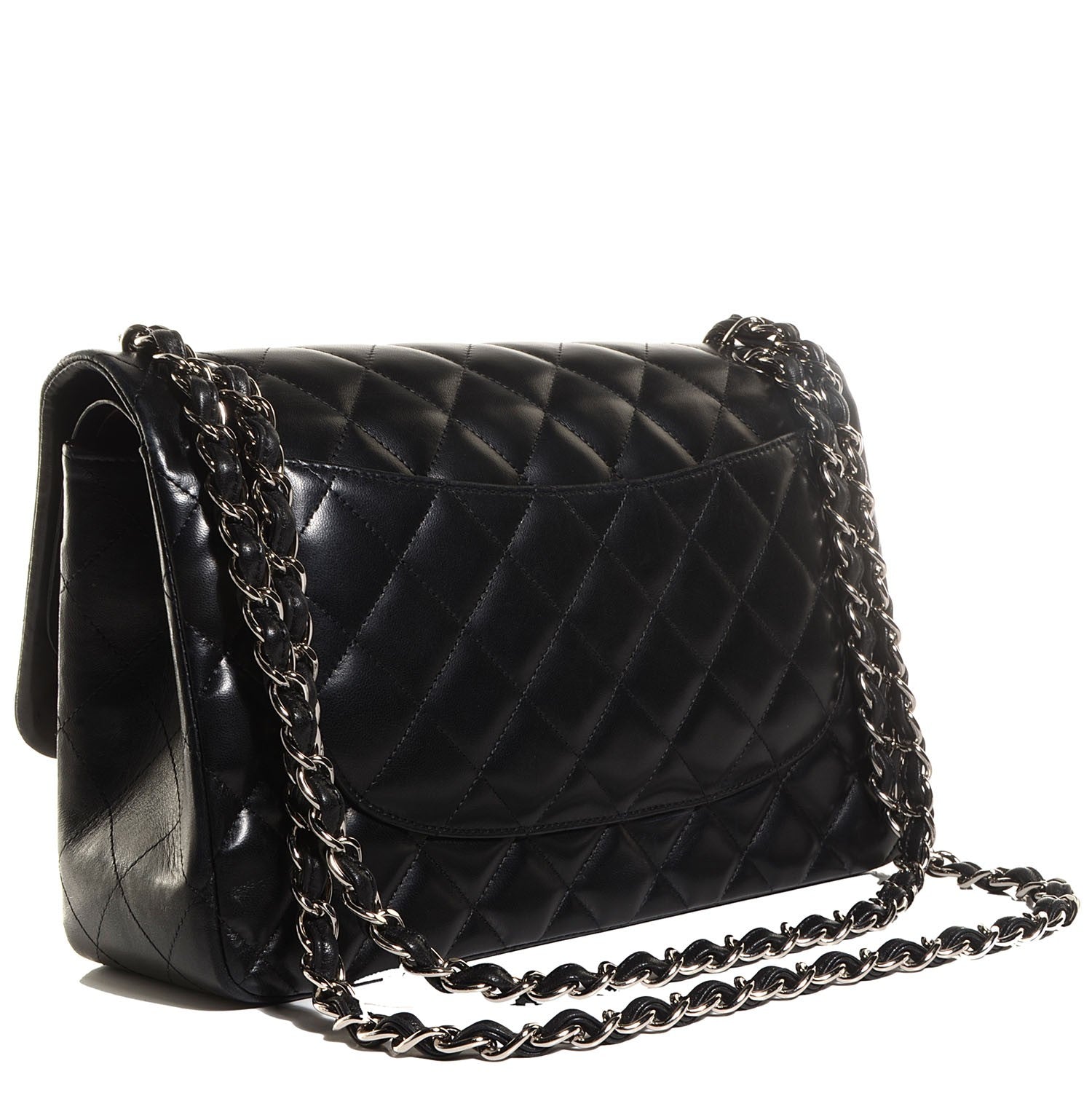 Chanel Lambskin Jumbo Double Flap Black 3 of 8