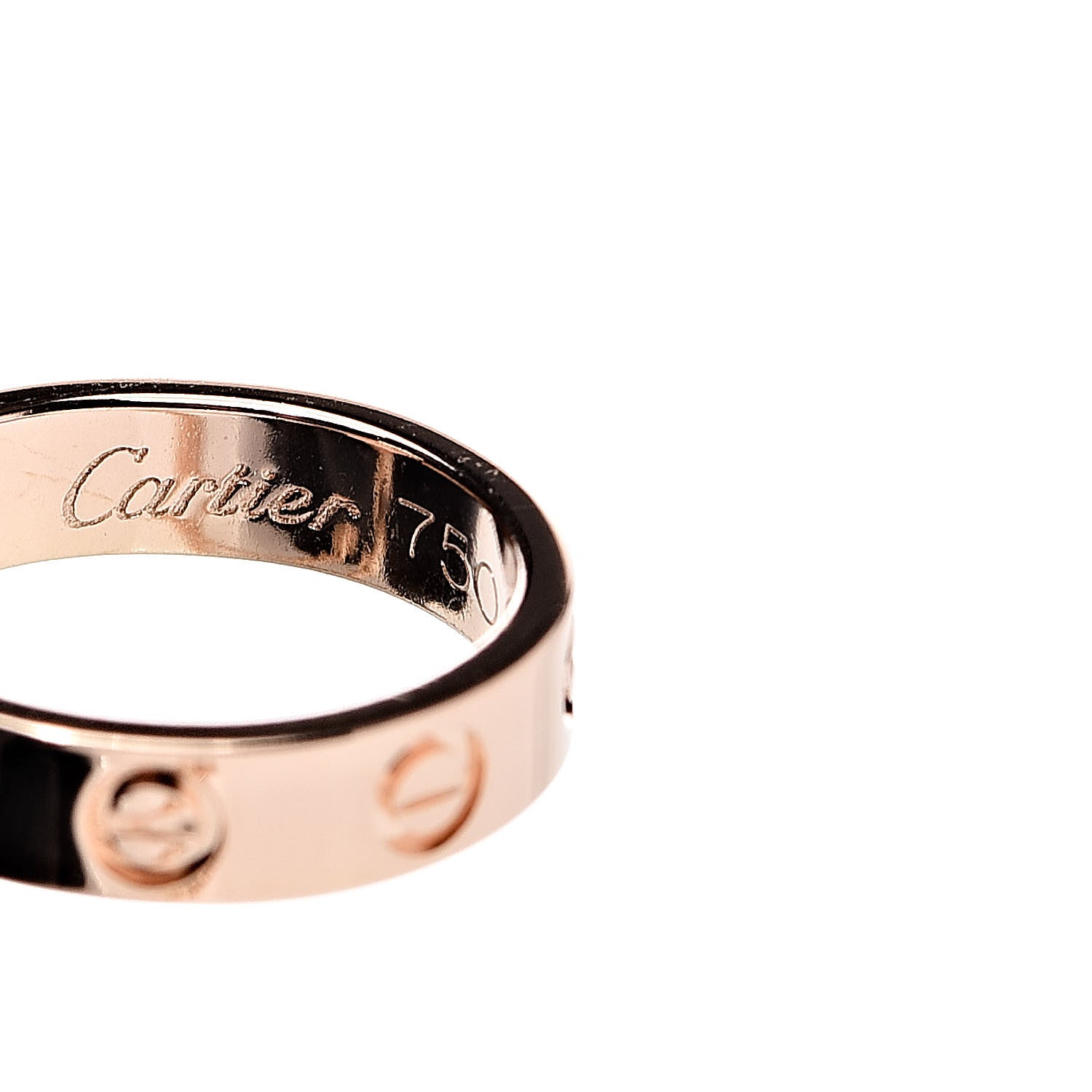 Cartier 18K Pink Gold Interlocking LOVE Bracelet 4 of 9
