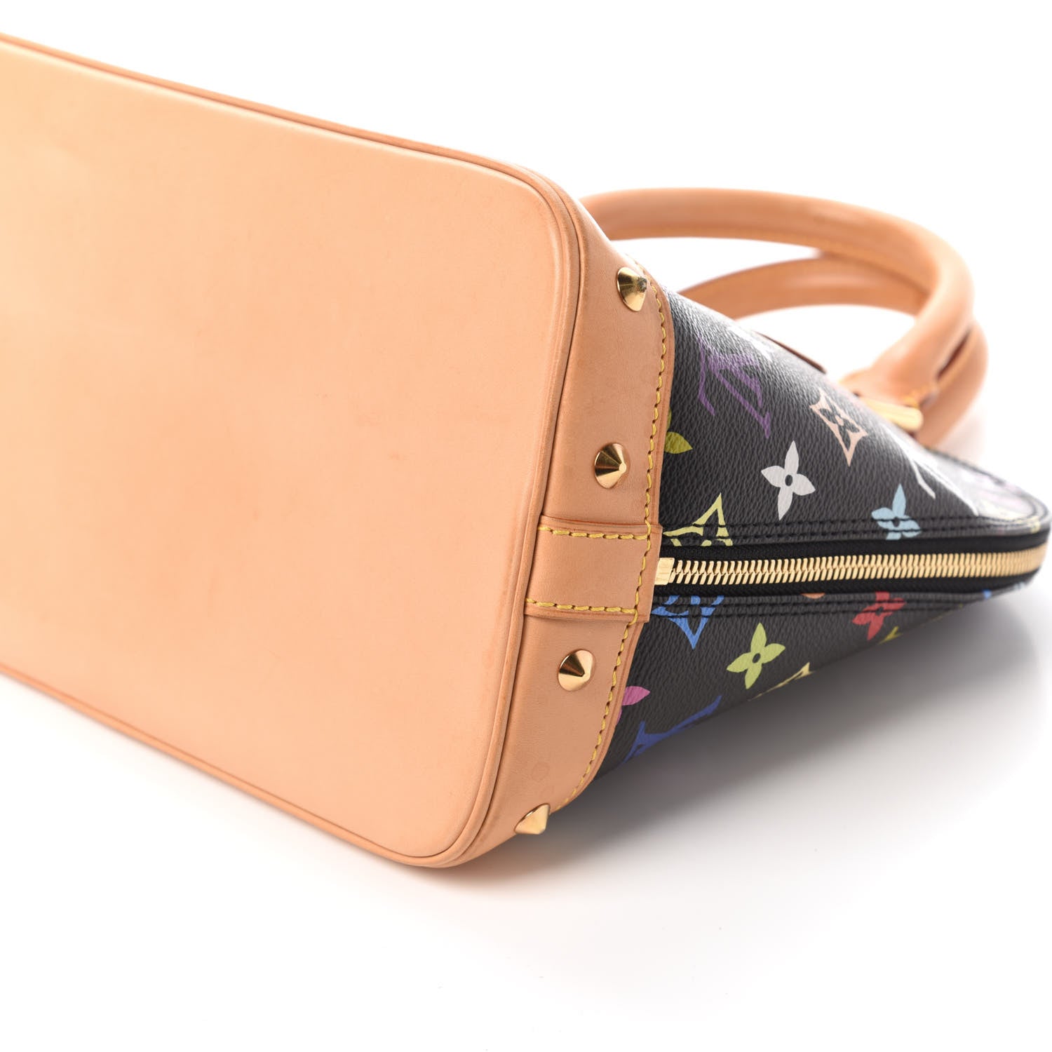 Louis Vuitton Monogram Multicolor Alma Black 7 of 9