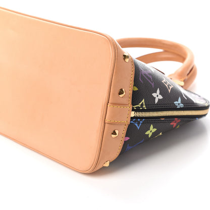 Louis Vuitton Monogram Multicolor Alma Black 7 of 9